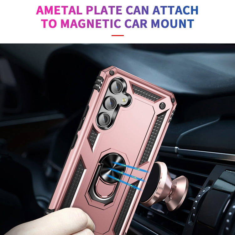For Samsung Galaxy A54 Shockproof TPU + PC Phone Case with Holder