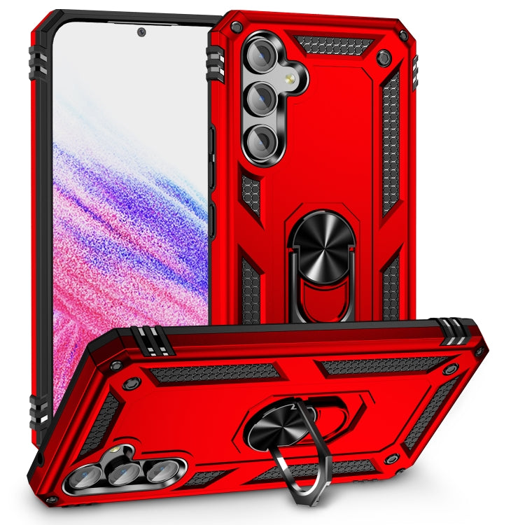For Samsung Galaxy A54 Shockproof TPU + PC Phone Case with Holder