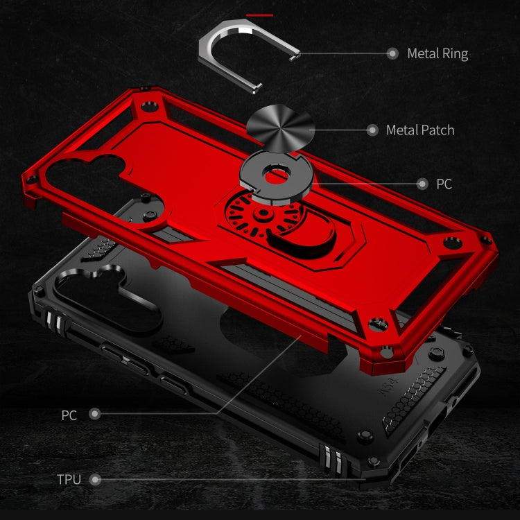 For Samsung Galaxy A54 Shockproof TPU + PC Phone Case with Holder