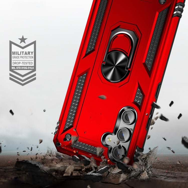 For Samsung Galaxy A54 Shockproof TPU + PC Phone Case with Holder