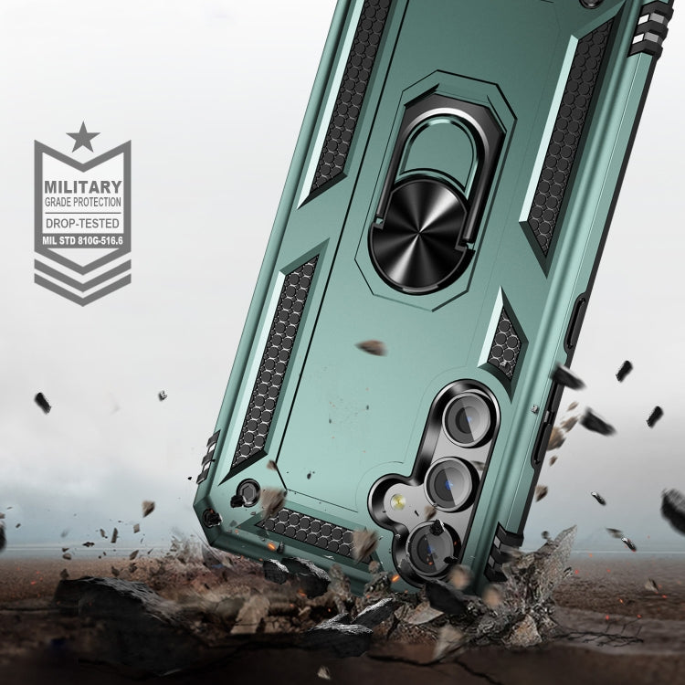 For Samsung Galaxy A54 Shockproof TPU + PC Phone Case with Holder