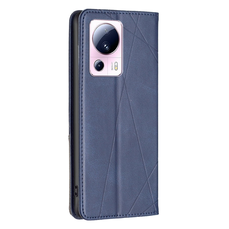 For Xiaomi 13 Lite / Civi 2 Prismatic Invisible Magnetic Leather Phone Case