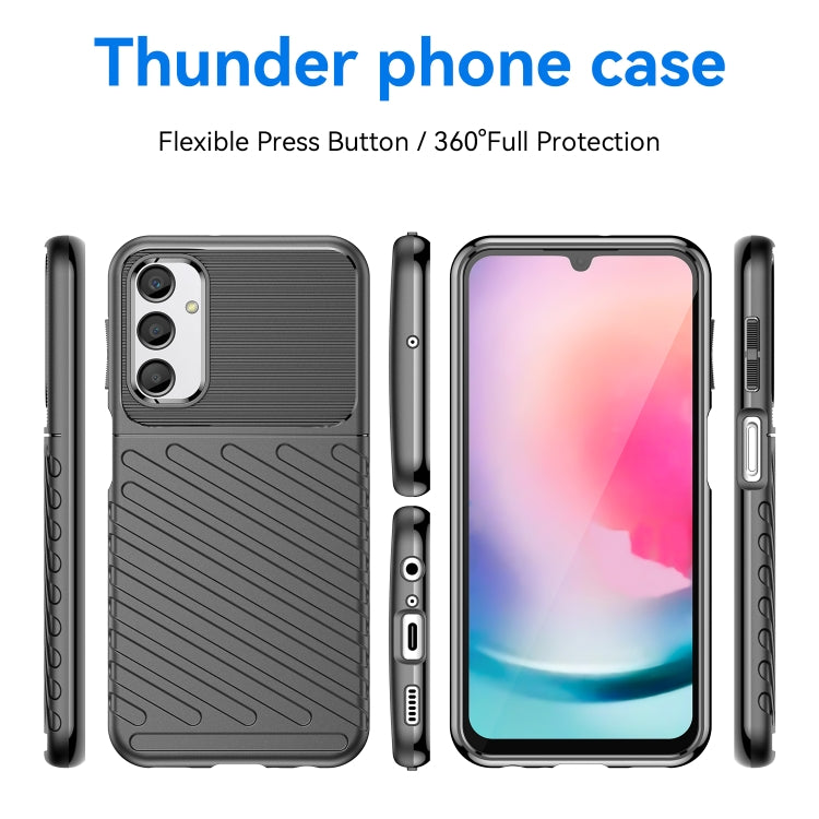 For Samsung Galaxy A24 4G Thunderbolt Shockproof TPU Phone Case