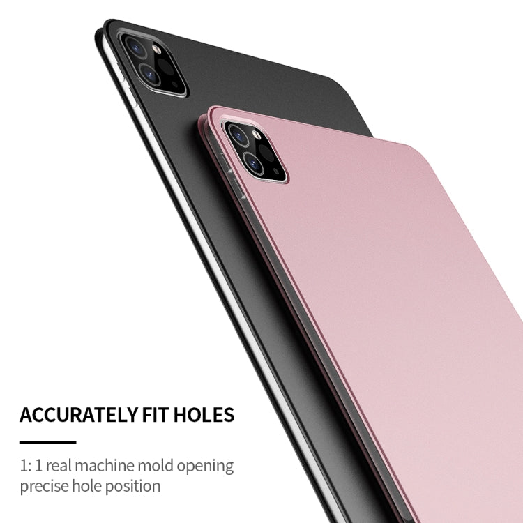 For iPad Pro 11 (2020) Horizontal Flip Ultra-thin Double-sided Clip Magnetic PU Leather Tablet Case with Three-folding Holder & Sleep / Wake-up Function