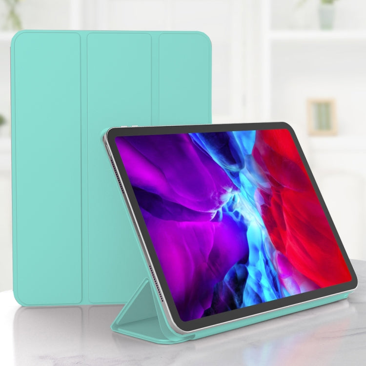 For iPad Pro 11 (2020) Horizontal Flip Ultra-thin Double-sided Clip Magnetic PU Leather Tablet Case with Three-folding Holder & Sleep / Wake-up Function