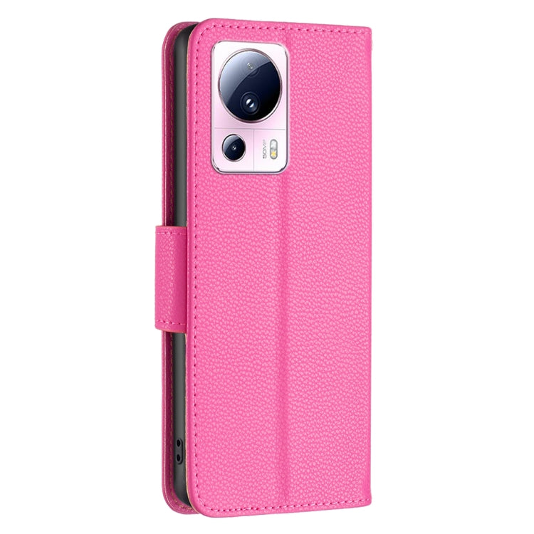 For Xiaomi 13 Lite / Civi 2 Litchi Texture Pure Color Leather Phone Case