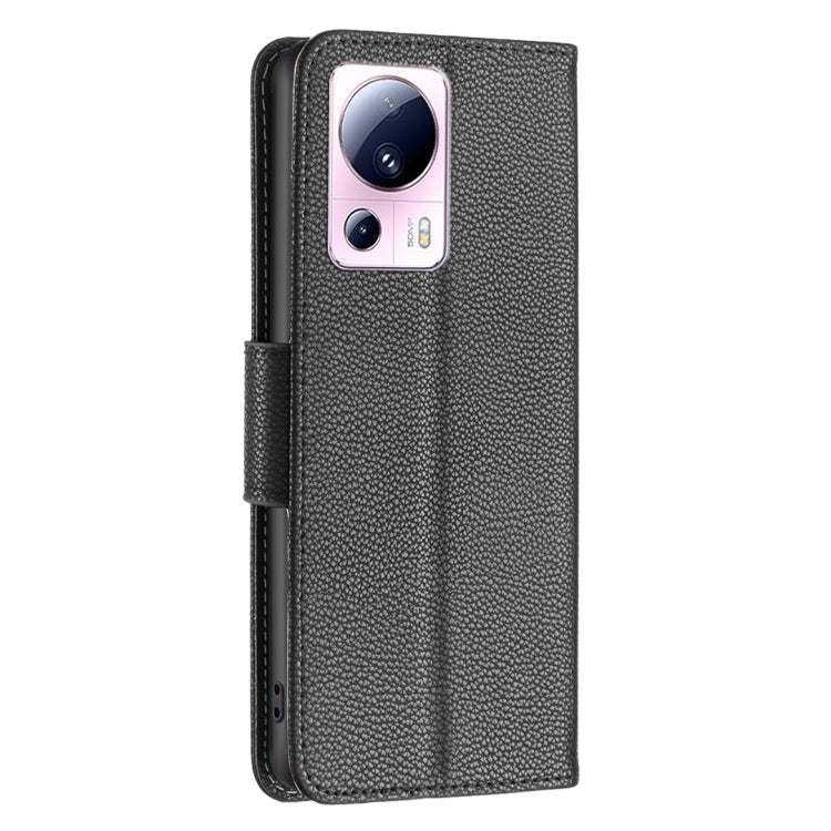 For Xiaomi 13 Lite / Civi 2 Litchi Texture Pure Color Leather Phone Case