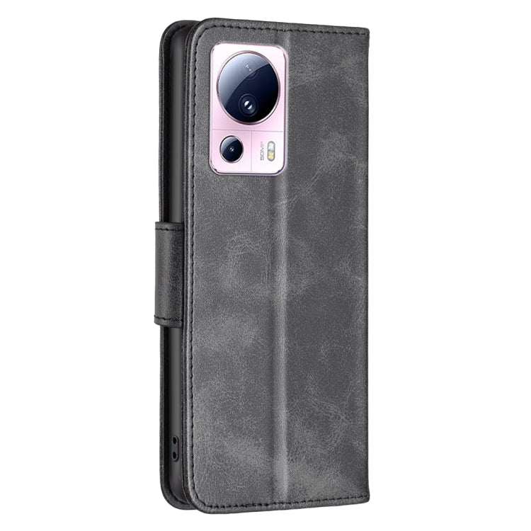 For Xiaomi 13 Lite / Civi 2 Lambskin Texture Pure Color Flip Leather Phone Case