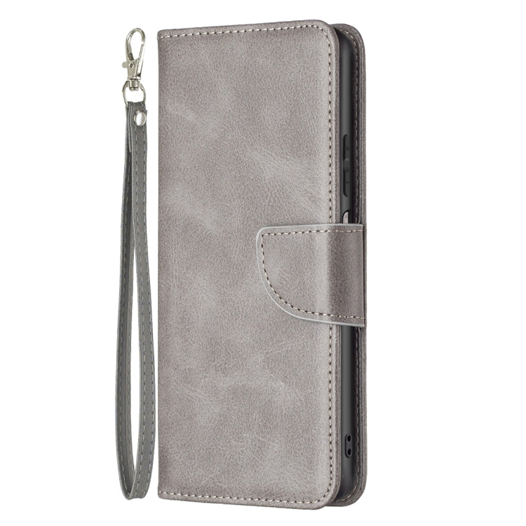 For Xiaomi Redmi Note 12S 4G / Note 11 Lambskin Texture Pure Color Flip Leather Phone Case
