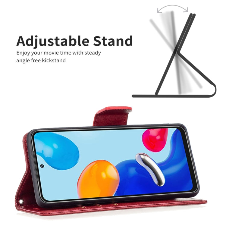 For Xiaomi Redmi Note 12S 4G / Note 11 Lambskin Texture Pure Color Flip Leather Phone Case