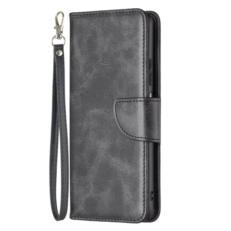 For Xiaomi Redmi Note 12S 4G / Note 11 Lambskin Texture Pure Color Flip Leather Phone Case