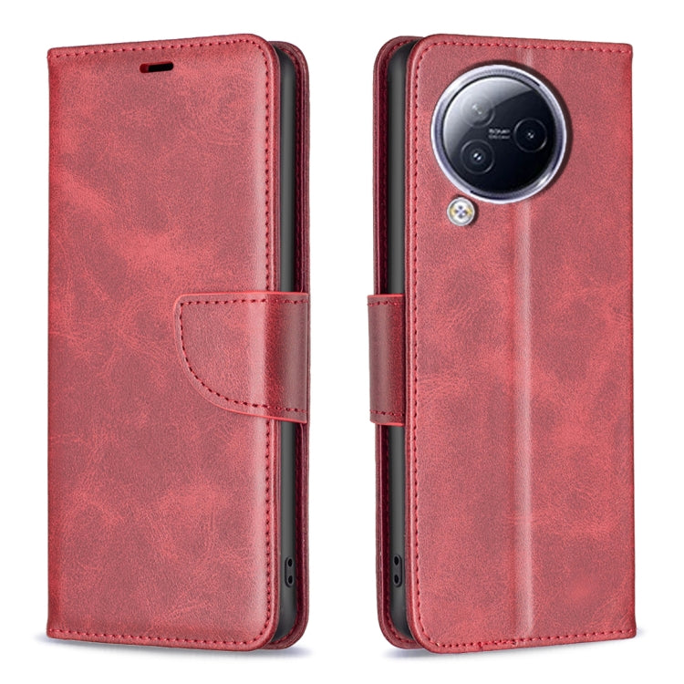 For Xiaomi Civi 3 5G Lambskin Texture Pure Color Flip Leather Phone Case