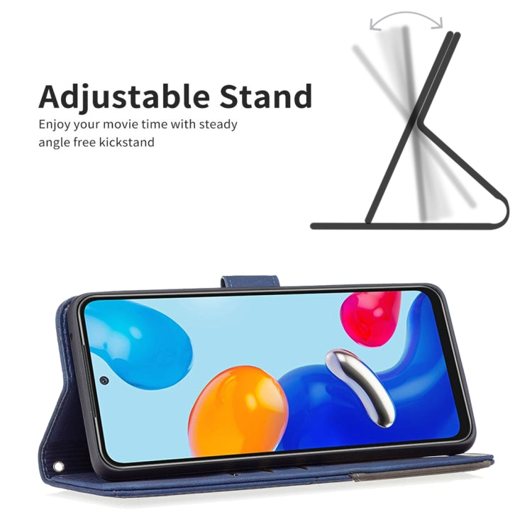 For Xiaomi Redmi Note 12S 4G / Note 11 Magnetic Buckle Rhombus Texture Leather Phone Case