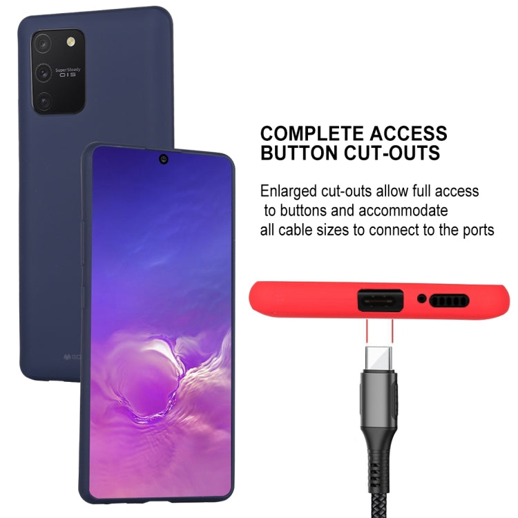 For Galaxy S10 Lite GOOSPERY SF JELLY TPU Shockproof and Scratch Case