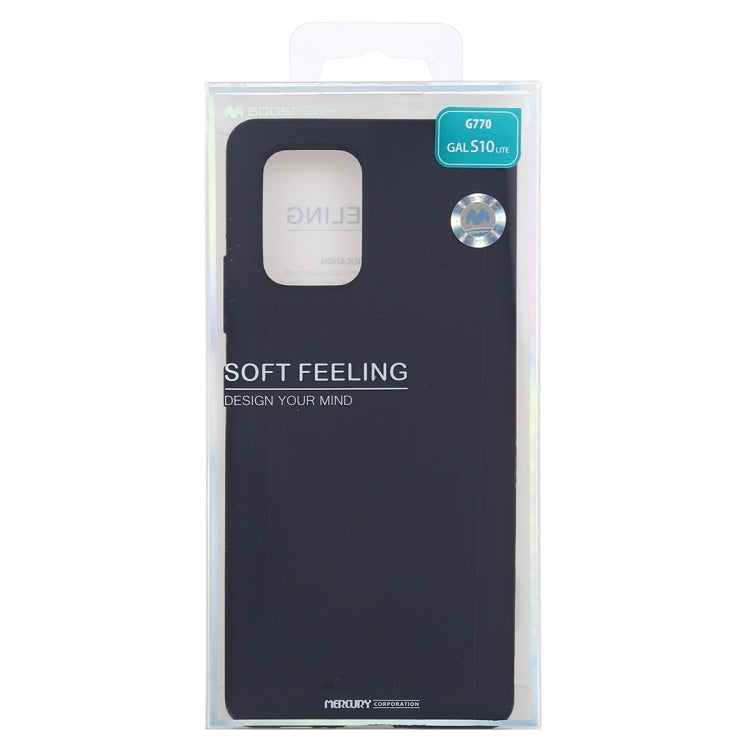 For Galaxy S10 Lite GOOSPERY SF JELLY TPU Shockproof and Scratch Case