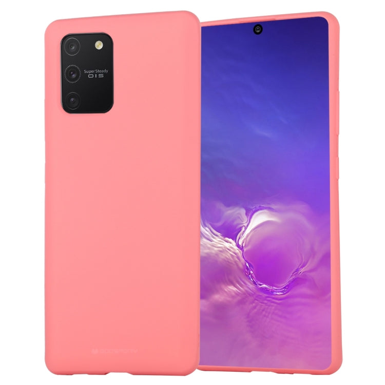 For Galaxy S10 Lite GOOSPERY SF JELLY TPU Shockproof and Scratch Case