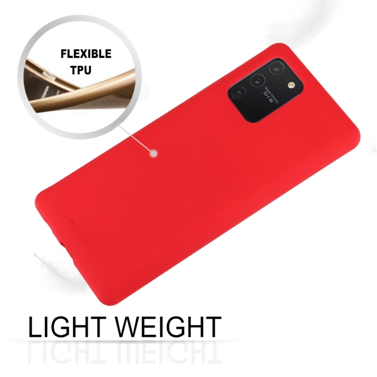 For Galaxy S10 Lite GOOSPERY SF JELLY TPU Shockproof and Scratch Case