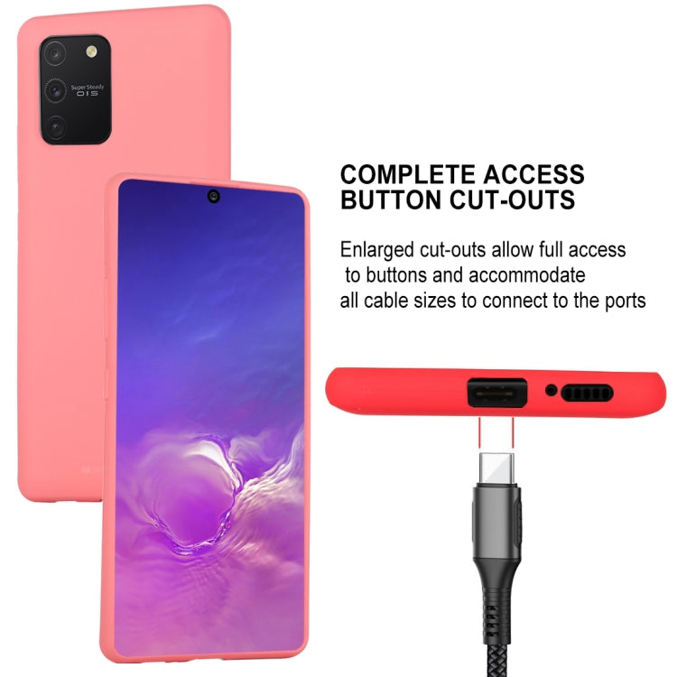 For Galaxy S10 Lite GOOSPERY SF JELLY TPU Shockproof and Scratch Case