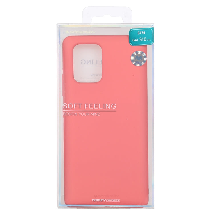 For Galaxy S10 Lite GOOSPERY SF JELLY TPU Shockproof and Scratch Case