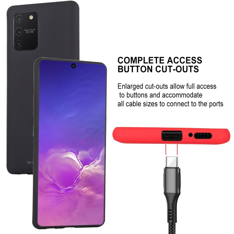 For Galaxy S10 Lite GOOSPERY SF JELLY TPU Shockproof and Scratch Case