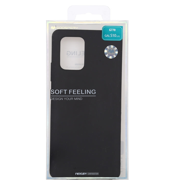 For Galaxy S10 Lite GOOSPERY SF JELLY TPU Shockproof and Scratch Case