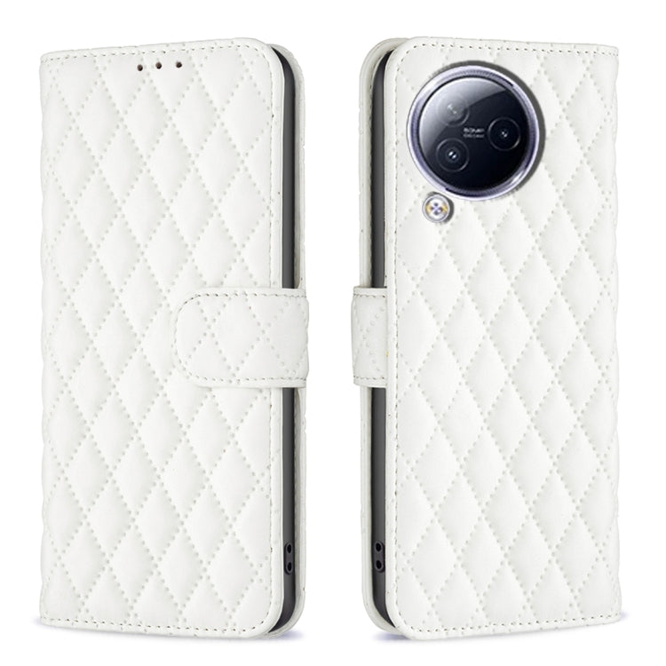 For Xiaomi Civi 3 5G Diamond Lattice Wallet Leather Flip Phone Case