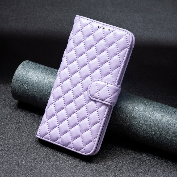 For Xiaomi Redmi 12 4G Diamond Lattice Wallet Leather Flip Phone Case