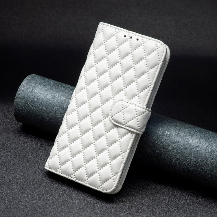For Xiaomi Redmi 12 4G Diamond Lattice Wallet Leather Flip Phone Case