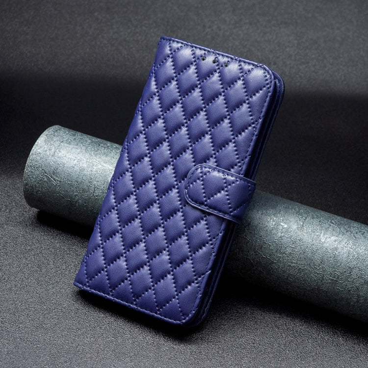 For Xiaomi Redmi 12 4G Diamond Lattice Wallet Leather Flip Phone Case