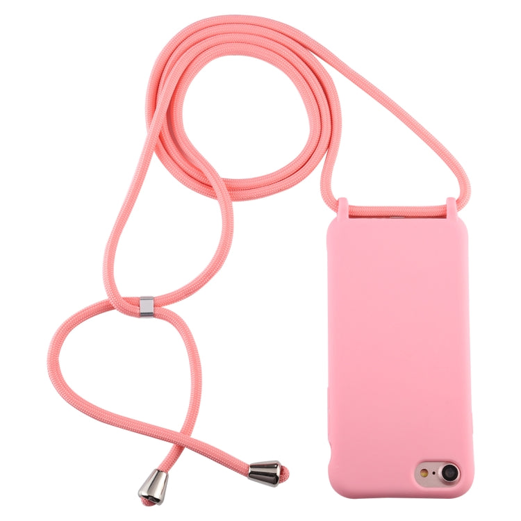For iPhone 6s Plus / 6 Plus Candy Color TPU Protective Case with Lanyard