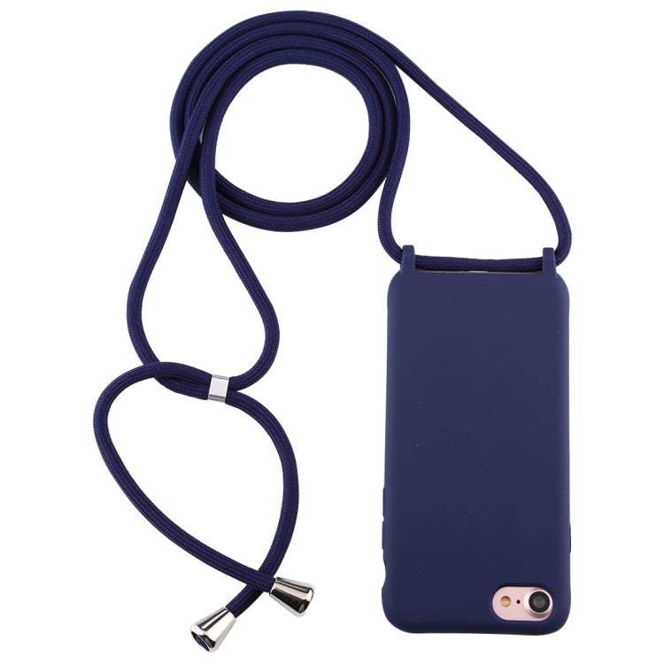 For iPhone 6s Plus / 6 Plus Candy Color TPU Protective Case with Lanyard
