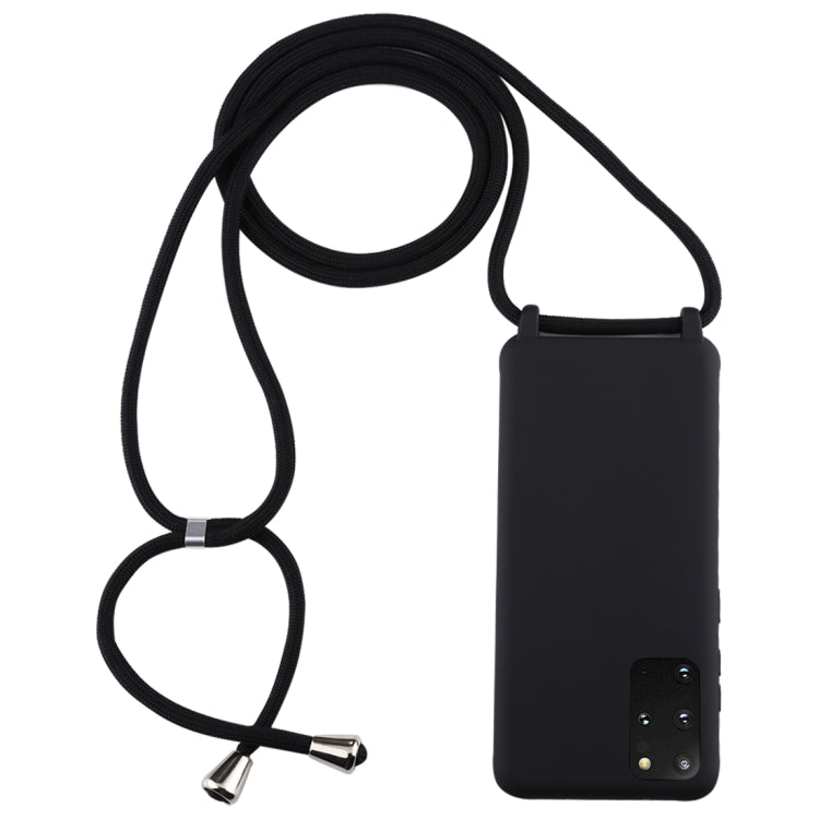 For Galaxy S20+ Candy Color TPU Protective Case with Lanyard
