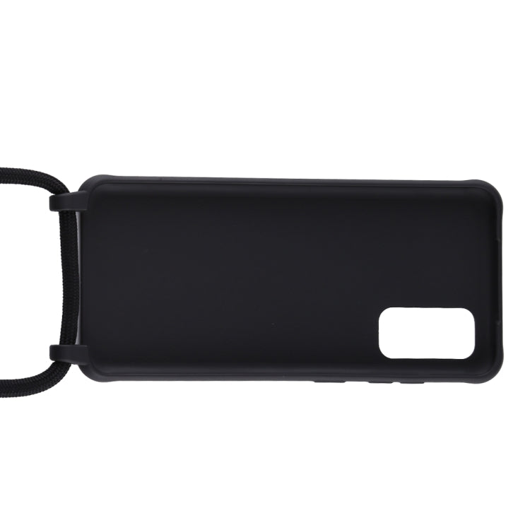 For Galaxy S20+ Candy Color TPU Protective Case with Lanyard