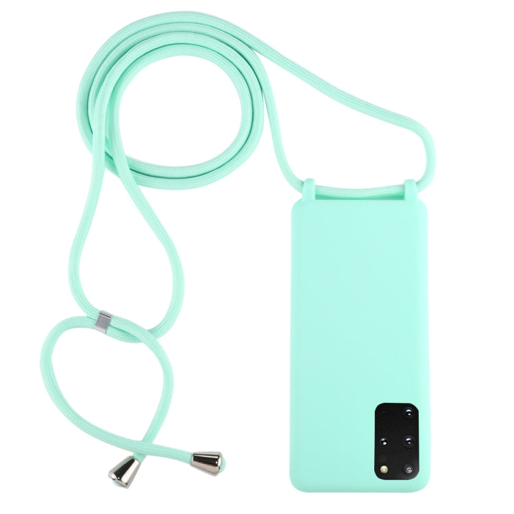 For Galaxy S20+ Candy Color TPU Protective Case with Lanyard