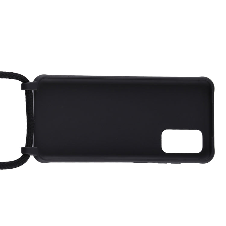 For Galaxy S20 Ultra Candy Color TPU Protective Case with Lanyard