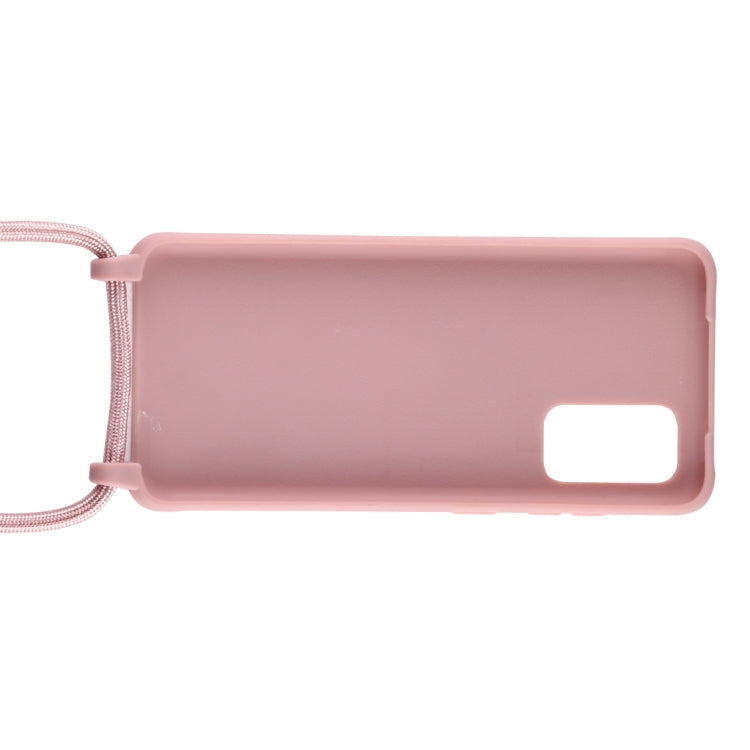 For Galaxy S20 Ultra Candy Color TPU Protective Case with Lanyard
