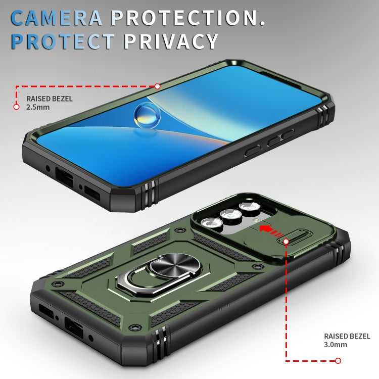 For Samsung Galaxy A54 5G Sliding Camshield TPU + PC Phone Case
