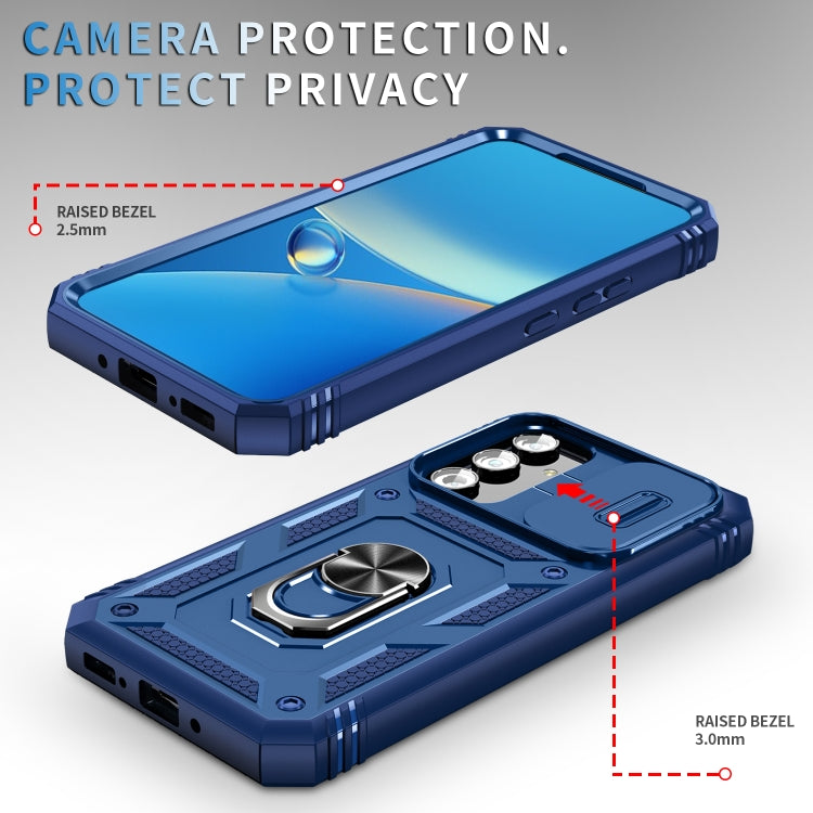 For Samsung Galaxy A54 5G Sliding Camshield TPU + PC Phone Case