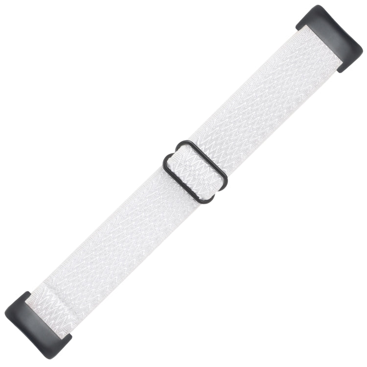 For Fitbit Charge 5 Buckle Wave Braided Nylon Watch Band