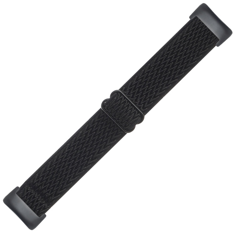 For Fitbit Charge 5 Buckle Wave Braided Nylon Watch Band