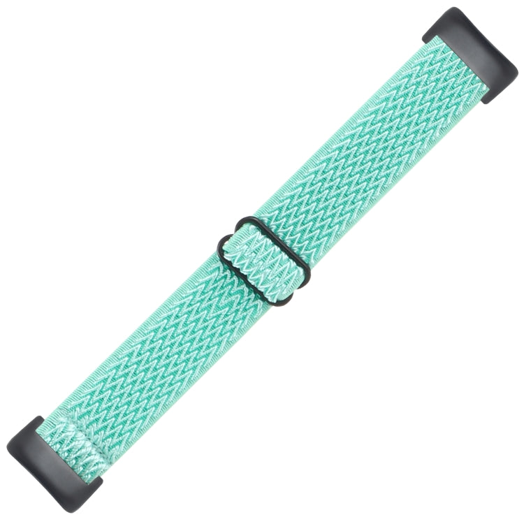 For Fitbit Charge 5 Buckle Wave Braided Nylon Watch Band