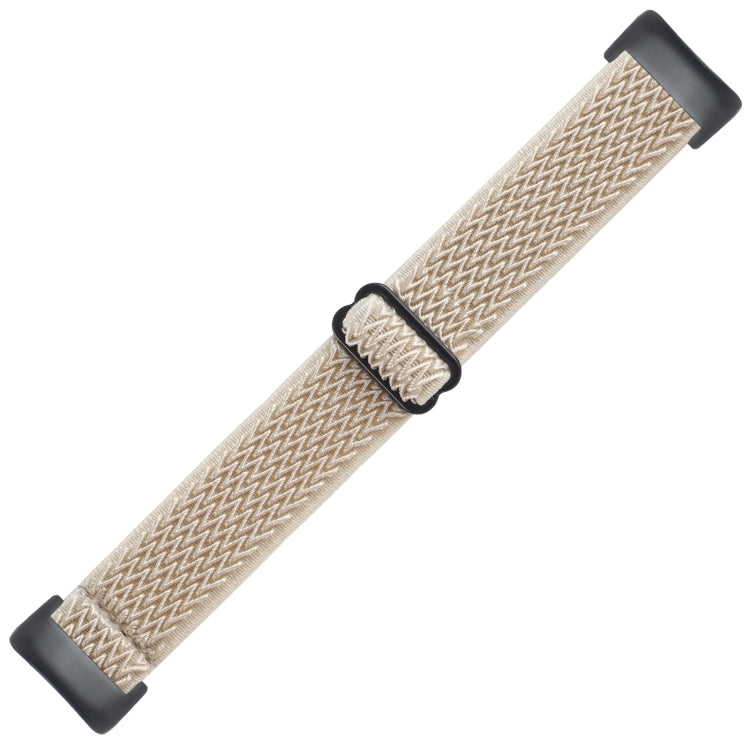 For Fitbit Charge 5 Buckle Wave Braided Nylon Watch Band