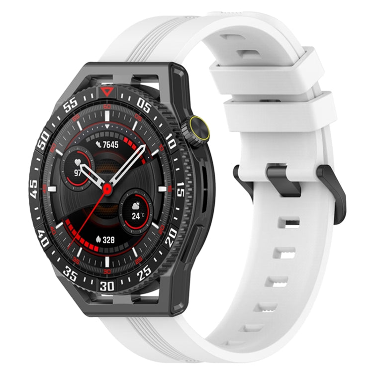 For Coros Apex 46mm/Apex Pro / Ticwatch Pro 3 22mm Vertical Solid Color Silicone Watch Band
