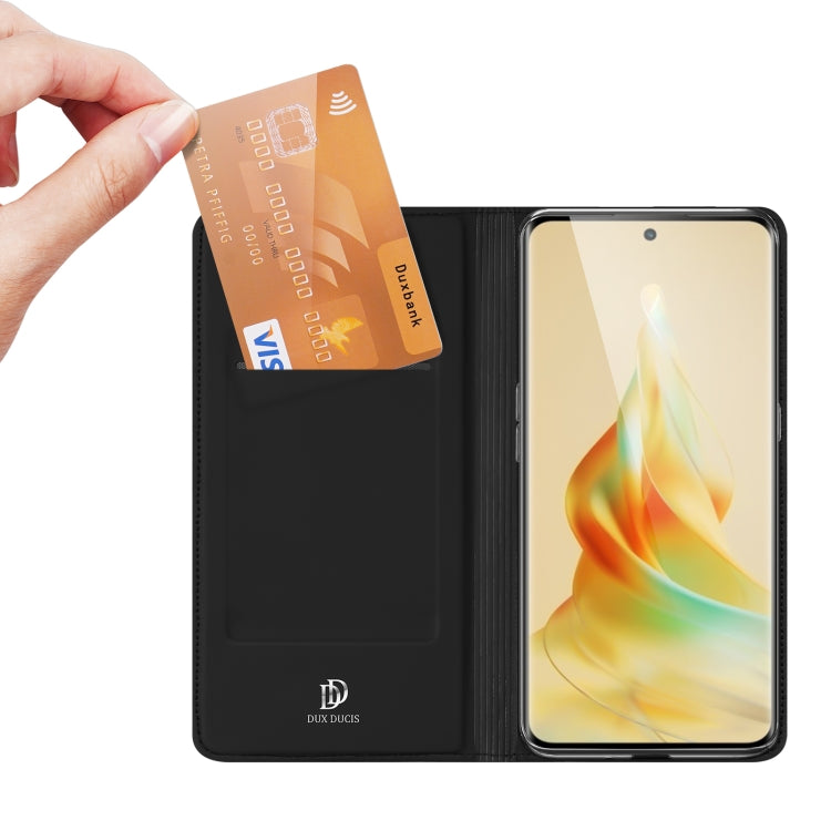 For OPPO Reno8 T 5G DUX DUCIS Skin Pro Series Horizontal Flip Phone Leather Case