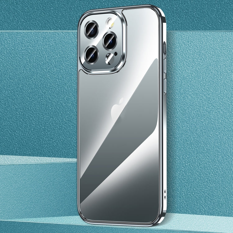 For iPhone 14 Plus Platinum Series Ultra-thin Transparent Phone Case