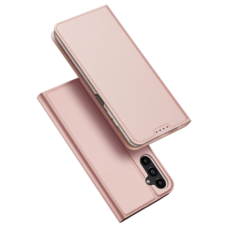 For Samsung Galaxy A24 4G DUX DUCIS Skin Pro Series Flip Leather Phone Case
