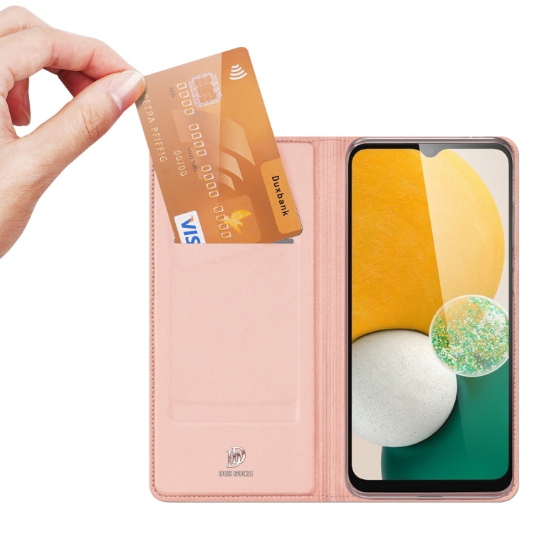 For Samsung Galaxy A24 4G DUX DUCIS Skin Pro Series Flip Leather Phone Case