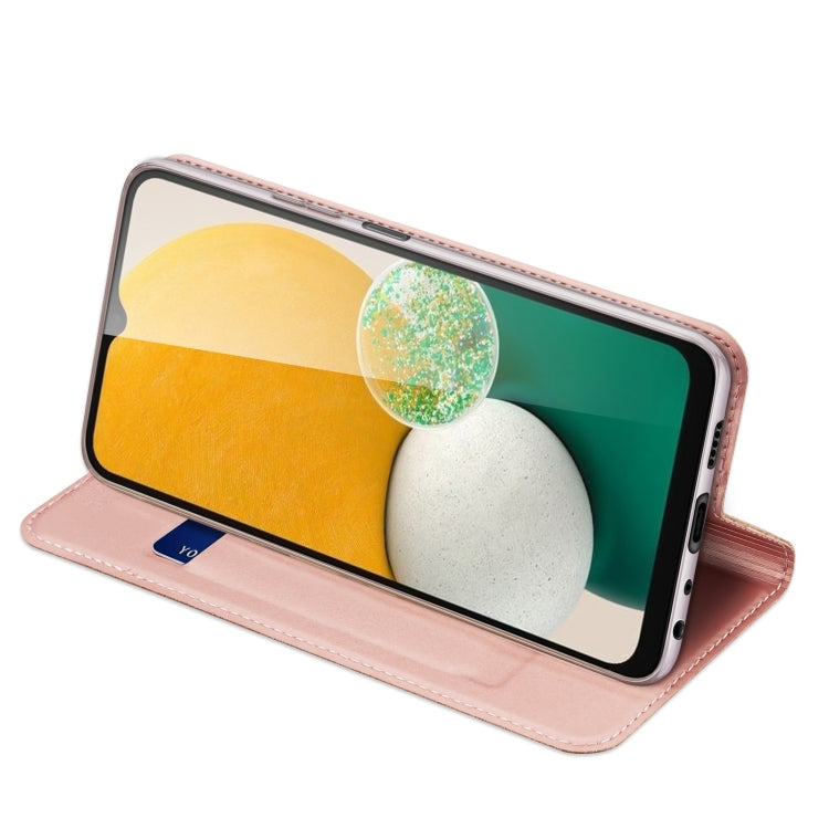 For Samsung Galaxy A24 4G DUX DUCIS Skin Pro Series Flip Leather Phone Case