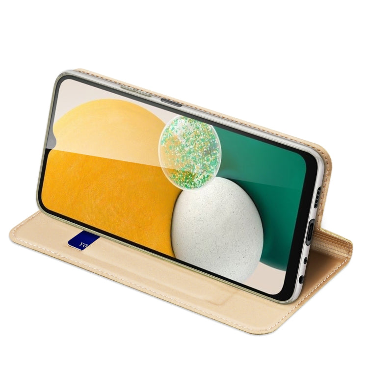 For Samsung Galaxy A24 4G DUX DUCIS Skin Pro Series Flip Leather Phone Case