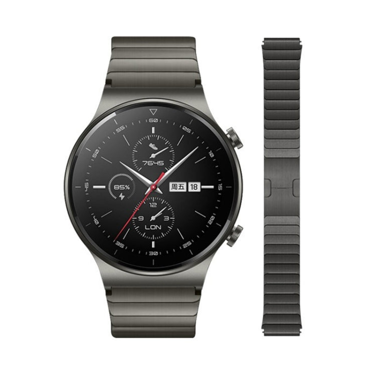 For Huawei Watch 3 / GT 3 Pro / GT 2 Universal Quick Release Titanium Steel Watch Band